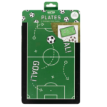 assiettes papier terrain de football pack