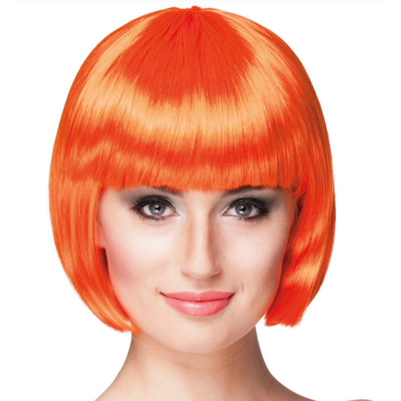 perruque cabaret orange