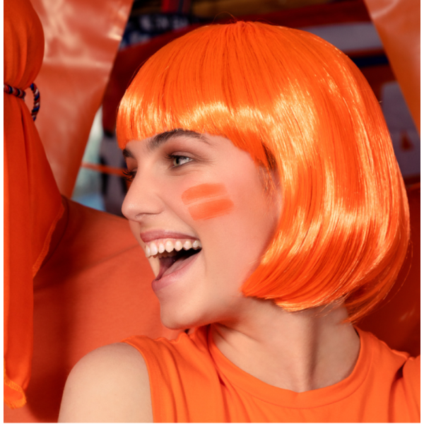 perruque cabaret orange femme perruque cabaret orange femme
