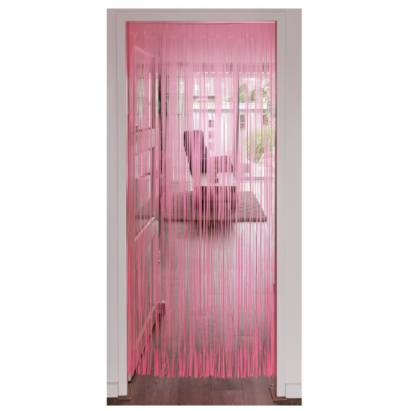 rideau a franges rose fluo rideau a franges rose fluo