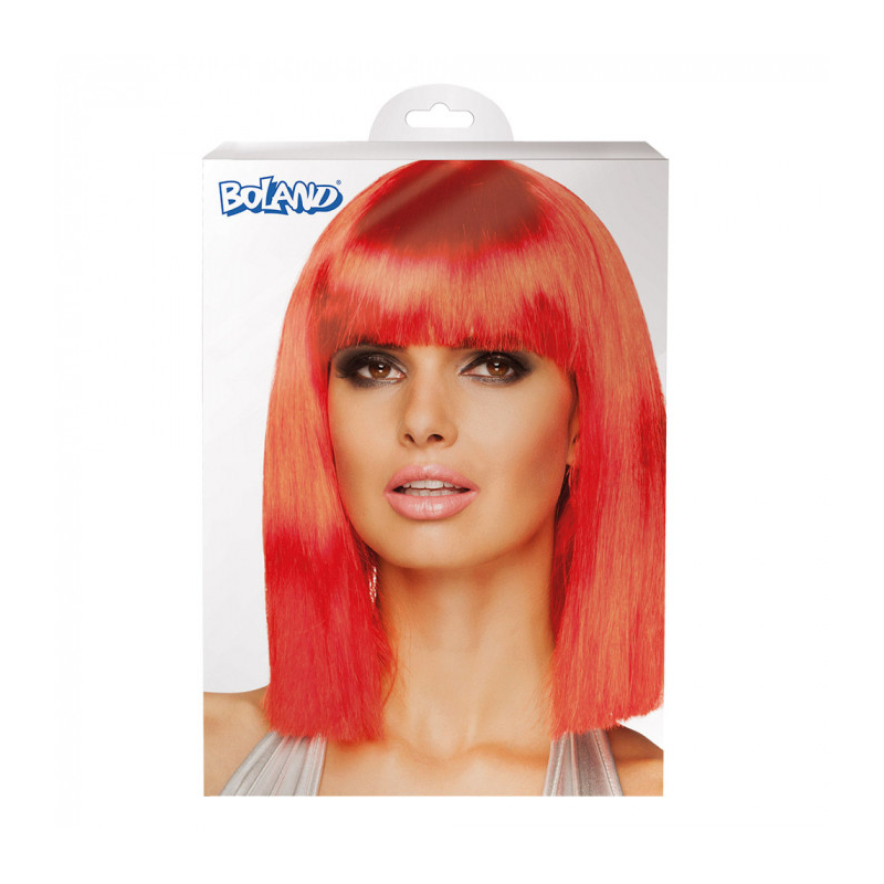perruque rouge neon pack
