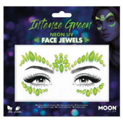 bijoux visage neon vert