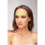 bijoux visage neon vert femme bijoux visage neon vert femme