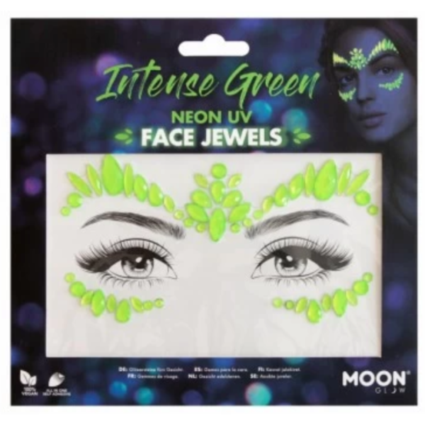 bijoux visage neon jaune bijoux visage neon jaune