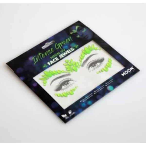 bijoux visage neon jaune pack bijoux visage neon jaune pack