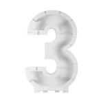 structure chiffre ballons blanc structure chiffre ballons blanc