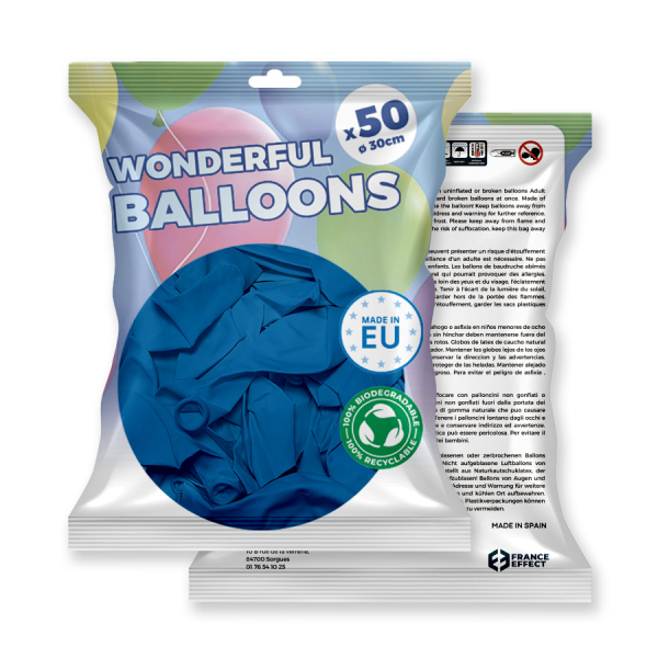 ballons latex bleu ballons latex bleu