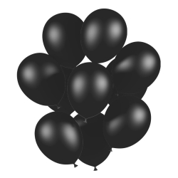 ballons baudruche noir