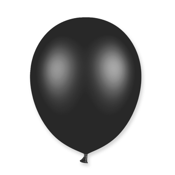 ballon latex noir
