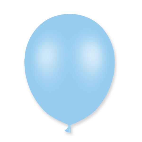 ballons baudruche bleu clair