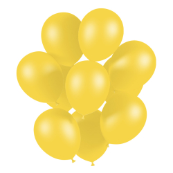 ballon baudruche jaune