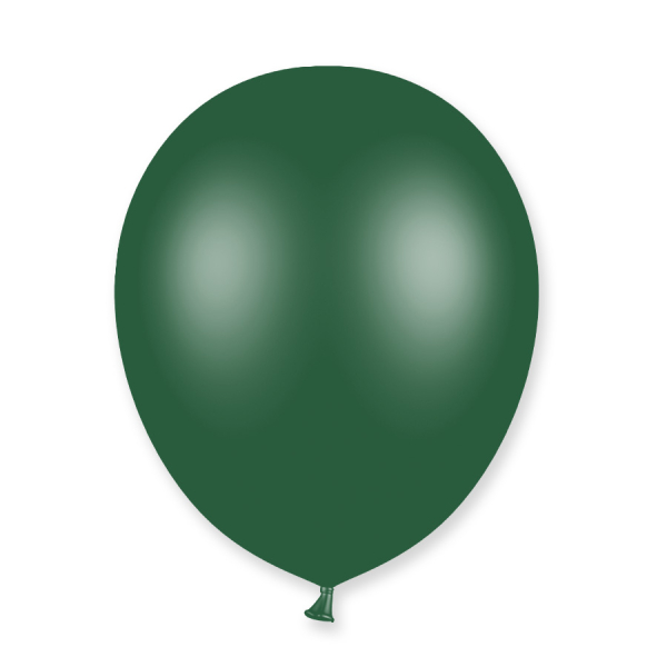 ballons baudruche vert foncé latex