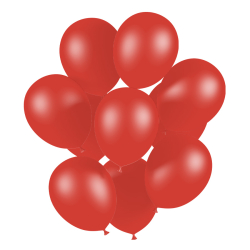 ballons baudruche rouge