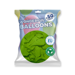 bouquet ballons latex pistache vert