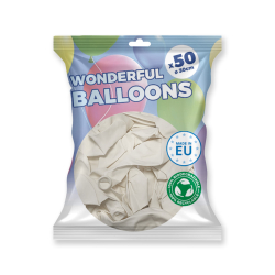 ballons baudruche blanc