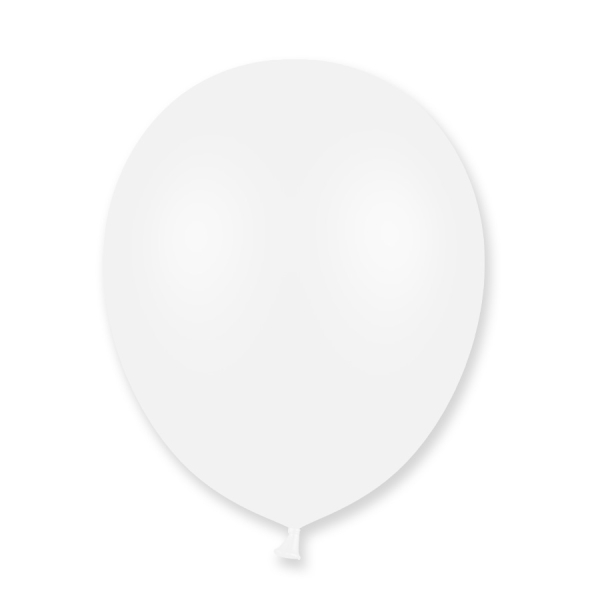 ballons blanc en latex