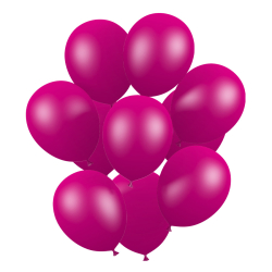 ballon fuchsia metal