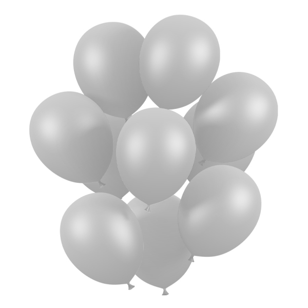 ballons latex argent