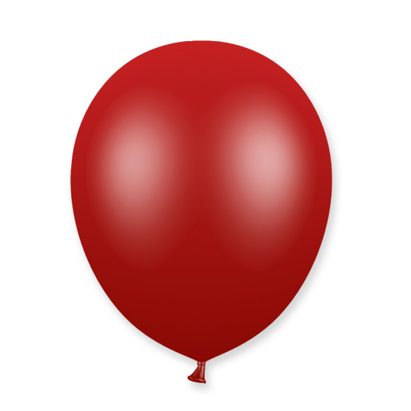 50 Ballons rouge métallisé