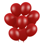 50 Ballons de baudruche biodégradable rouge métallisé 50 Ballons de baudruche biodégradable rouge métallisé
