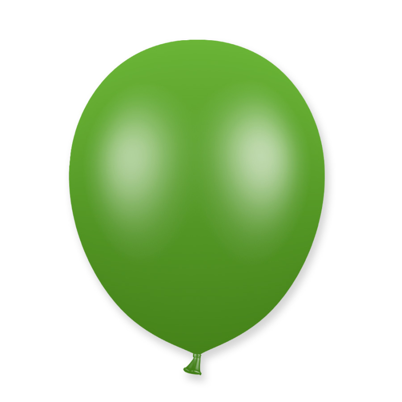 ballons de baudruche vert clair métallisé