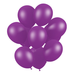50 ballons de baudruche biodégradable Violet métallisé - 30 cm