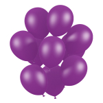 50 ballons de baudruche biodégradable Violet métallisé - 30 cm 50 ballons de baudruche biodégradable Violet métallisé - 30 cm
