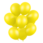 50 ballons de baudruche biodégradable Jaune métallisé 50 ballons de baudruche biodégradable Jaune métallisé