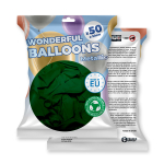paquet ballons de baudruche biodégradable Vert émeraude métallisé paquet ballons de baudruche biodégradable Vert émeraude métallisé