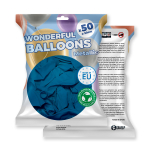 Ballons biodégradable bleu métallisé Ballons biodégradable bleu métallisé