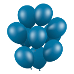 bouquet Ballons de baudruche biodégradable bleu métallisé bouquet Ballons de baudruche biodégradable bleu métallisé