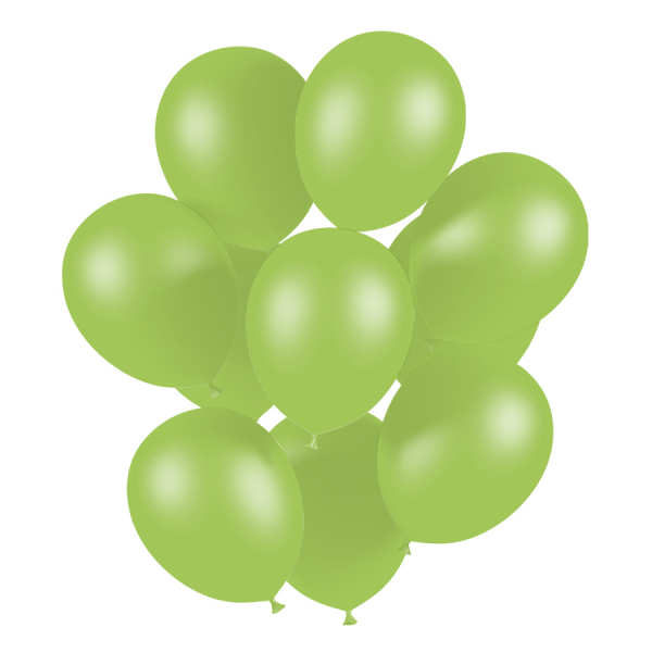 bouquet 20 ballons de baudruche fluo néon Vert - 25 cm