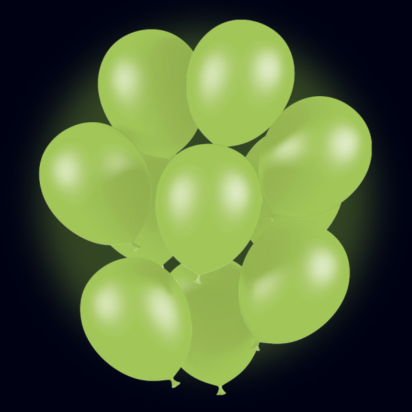 bouquet neon ballon vert