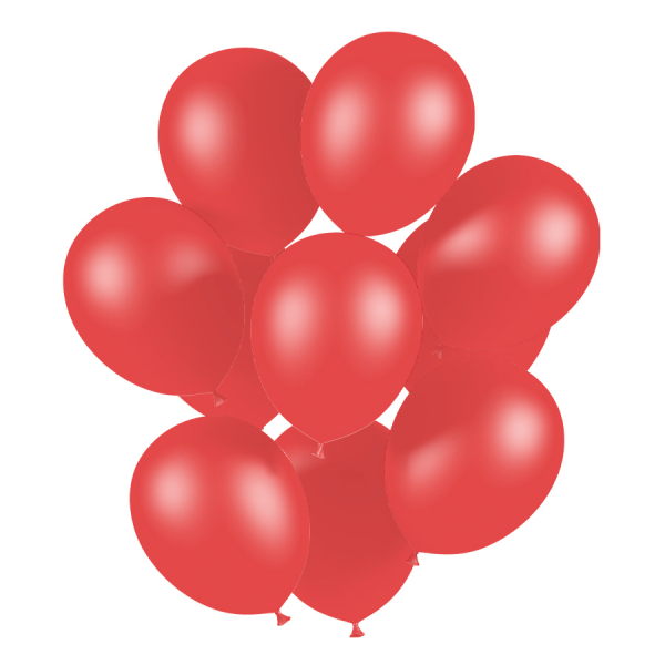 bouquet 20 ballons de baudruche fluo néon Rouge - 25 cm