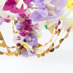 deco Chandelier fleurie violet deco Chandelier fleurie violet