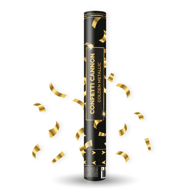canon confettis doré
