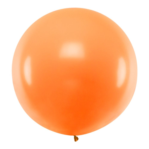 ballon orange géant