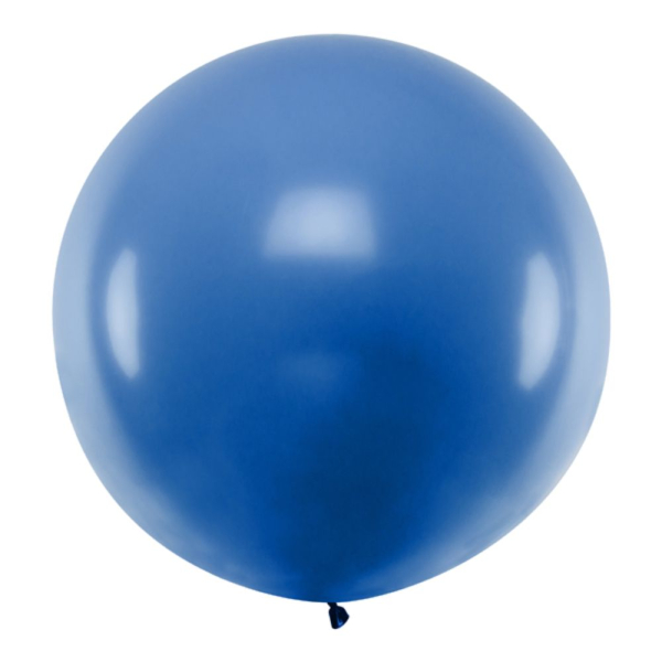 ballon géant bleu foncé