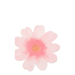 serviette fleur rose serviette fleur rose