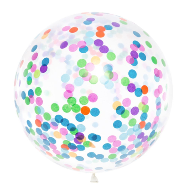 ballon géant confettis