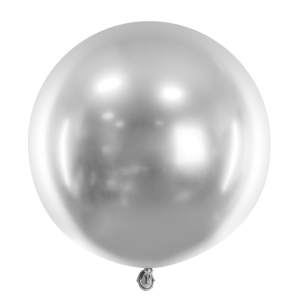 ballon géant argent