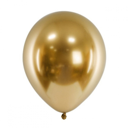 ballons chrome doré