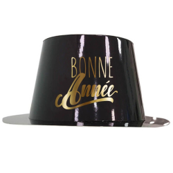 chapeau bonne année noir