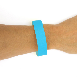 bracelets tyvek bleu