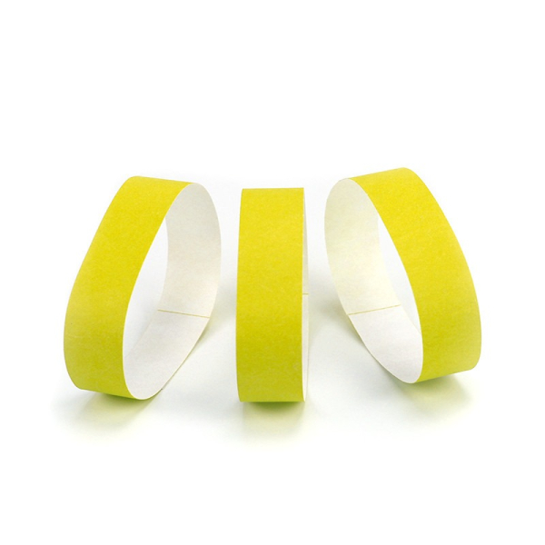 BRACELETS TYVEK JAUNE