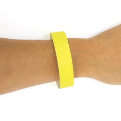 BRACELETS TYVEK JAUNE