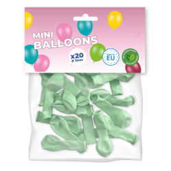 vert pastel mini ballons