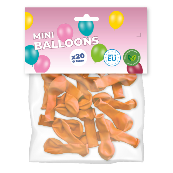 mini ballons orange