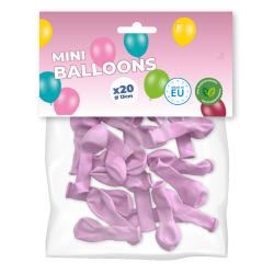 mini ballons fuchsia