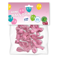 mini ballons rose